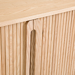 Длинный низкий буфет с 2-мя раздвижными дверцами Toinette Light Cupboard варинант исполнения - 12 | Loft Concept в Брянске