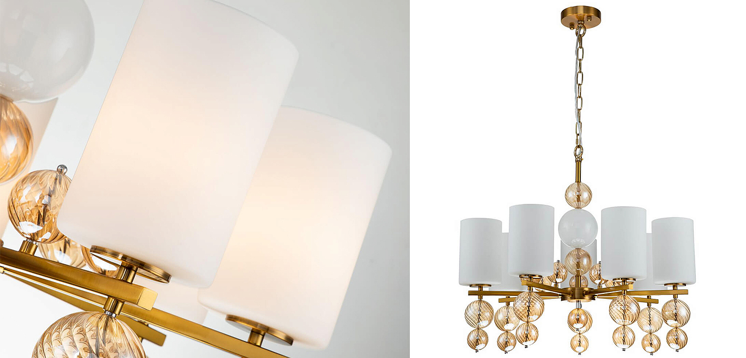Люстра Blown Glass Balloons Chandelier 7 Люстра Blown Glass Balloons Chandelier 7 - Loft-Concept в Брянске