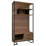 Стеллаж под TV в стиле лофт с открытыми полками и ящиками Urban Style Space варинант исполнения - 1 | Loft Concept в Брянске