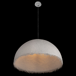 Подвесной светильник в форме купола белого цвета с ажурной бахромой Tactile Line варинант исполнения - 5 | Loft Concept в Брянске