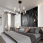 Настольная лампа с прозрачными плафонами из стекла Umbrella варинант исполнения - 5 | Loft Concept в Брянске