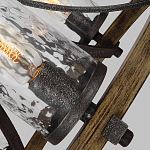 Люстра с цилиндрическим плафонами из толстого волнистого стекла в индустриальном стиле Feiss варинант исполнения - 16 | Loft Concept в Брянске