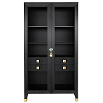 Дизайнерский шкаф витрина Elsa Dreams Black с 4-мя ящиками варинант исполнения - 1 | Loft Concept в Брянске