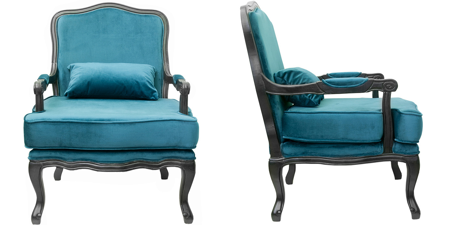 Кресло Harold Chair blue Кресло Harold Chair blue - Loft-Concept в Брянске