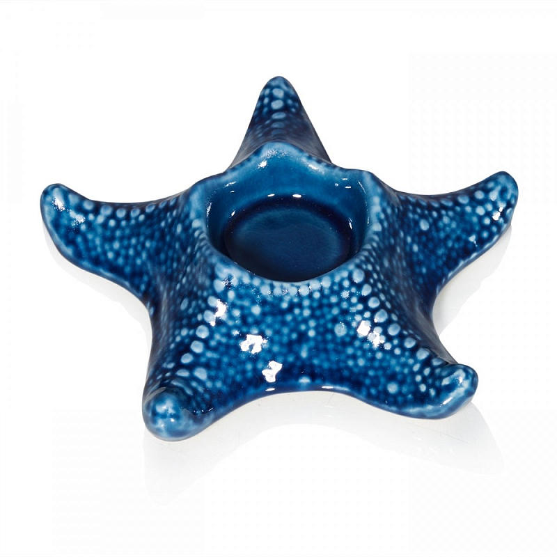 Подсвечник Blue Seaward Синий в Брянске | Loft Concept 