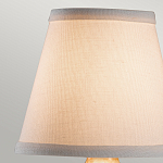 Бра со стеклянным шарообразным декором с пузырьками и бежевым абажуром Feiss варинант исполнения - 2 | Loft Concept в Брянске