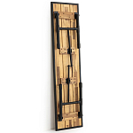 Скамья с сиденьем из массива акации Damon Industrial Wooden Bench варинант исполнения - 3 | Loft Concept в Брянске