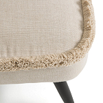 Кресло с декором бахрома Linen Fringe Chair Beige варинант исполнения - 6 | Loft Concept в Брянске