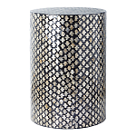 Столик круглый с инкрустацией Laura Black варинант исполнения - 1 | Loft Concept в Брянске