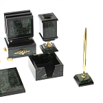 Настольный письменный набор из нефрита в подарочной коробке Victorious варинант исполнения - 5 | Loft Concept в Брянске
