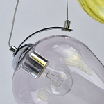 Люстра каскадная с 9-ю разноцветными стеклянными плафонами Kaleido варинант исполнения - 10 | Loft Concept в Брянске