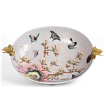 Белое фарфоровое блюдо с изображением бабочек Eden Garden варинант исполнения - 2 | Loft Concept в Брянске