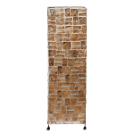 Торшер из перламутра на металлическом каркасе Indonesian Tower 2 варинант исполнения - 1 | Loft Concept в Брянске