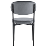 Стул с круглым сиденьем на металлическом основании ALFIE CHAIR Grey варинант исполнения - 3 | Loft Concept в Брянске