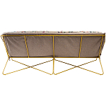 Трехместный диван на металлическом каркасе с цветочным принтом в стиле шинуазри Chinoiserie Birds on a Tree Sofa варинант исполнения - 6 | Loft Concept в Брянске