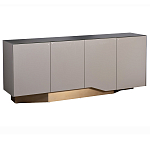 Комод со стеклянной столешницей и с выдвижными ящиками Minimalist Accent варинант исполнения - 1 | Loft Concept в Брянске