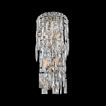 Бра с каскадом из прозрачного хрусталя и корпусом из металла цвета хром Constant Sparks варинант исполнения - 3 | Loft Concept в Брянске