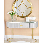 Консоль овальная на золотистых фигруных ножках Wall Console варинант исполнения - 4 | Loft Concept в Брянске