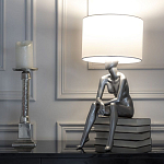 Настольная лампа TERRAMI с абажуром варинант исполнения - 3 | Loft Concept в Брянске