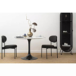 Стул мягкий Alfie Chair черный варинант исполнения - 6 | Loft Concept в Брянске