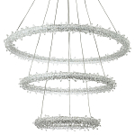 Многоярусная кольцевая люстра с хрустальным декором Gilbertine Crystals Ring Chandelier варинант исполнения - 1 | Loft Concept в Брянске