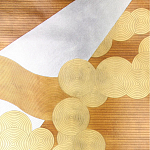 Обои ручная роспись в стиле Арт-деко Namban Colourway SC-290 on Deep Rich Gold gilded paper варинант исполнения - 1 | Loft Concept в Брянске