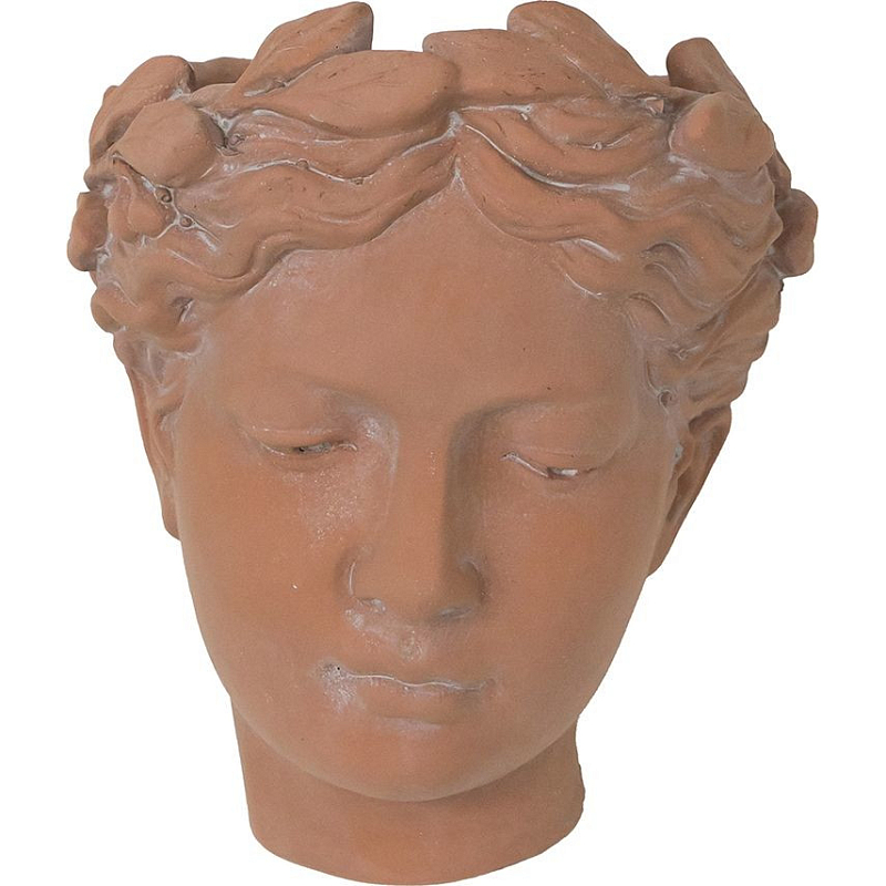 Кашпо Roman face Коричневый Кашпо Roman face Коричневый в Брянске | Loft Concept