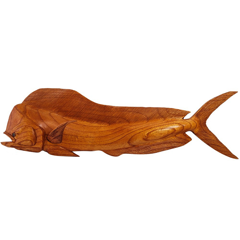 Статуэтка деревянная в виде рыбы Fish of the World Коричневый Статуэтка деревянная в виде рыбы Fish of the World Коричневый в Брянске | Loft Concept