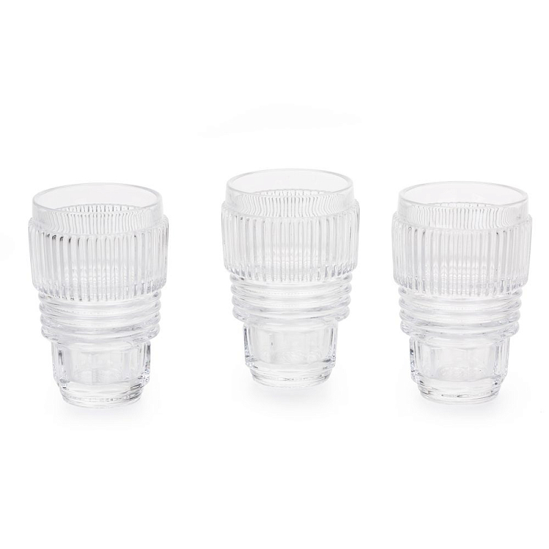 Набор Seletti Machine Collection Large set of 3 Прозрачное Стекло Набор Seletti Machine Collection Large set of 3 Прозрачное Стекло в Брянске | Loft Concept
