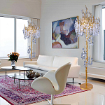 Торшер в виде золотого дерева с листьями FAIRYTREE Light варинант исполнения - 3 | Loft Concept в Брянске