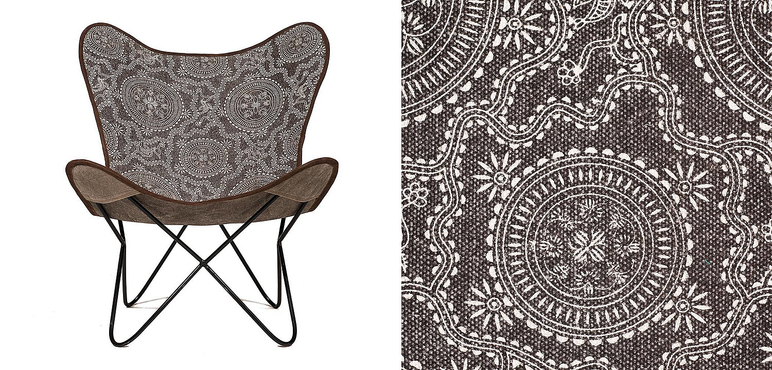 Кресло Indian black and white pattern - Loft-Concept в Брянске