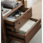 Вешалка деревянная с 2- мя ящиками Moon Walnut Furniture варинант исполнения - 9 | Loft Concept в Брянске