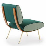 Дизайнерское кресло без подлокотников Gio Ponti ROUND D.154.5 Armchair варинант исполнения - 2 | Loft Concept в Брянске