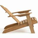 Уличное кресло из массива акации Adirondack Wooden Chair Natural варинант исполнения - 5 | Loft Concept в Брянске