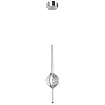 Подвесной светильник с плафоном из хрустального шара Crystal Bubbles Chrome Hanging Lamp варинант исполнения - 2 | Loft Concept в Брянске