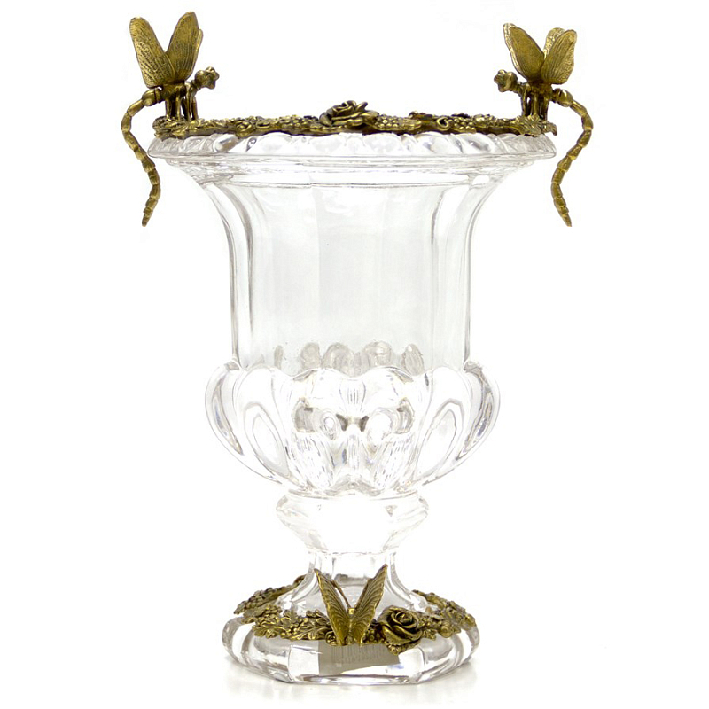 Ваза Transparent Goblet Прозрачный (Transparent) Бронза Ваза Transparent Goblet Прозрачный (Transparent) Бронза в Брянске | Loft Concept