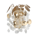 Бра с декоративными подвесками из прозрачного стекла в форме монеток FAIRYTREE Light варинант исполнения - 1 | Loft Concept в Брянске