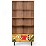 Широкий стеллаж с принтом Elise Rack варинант исполнения - 1 | Loft Concept в Брянске