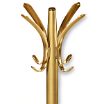 Вешалка золотого цвета с 4-мя крючками из пластика Curves Hangers варинант исполнения - 2 | Loft Concept в Брянске