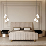 Подвесной светильник с 5-ю белыми шарообразными плафонами Bubble Chandelier варинант исполнения - 5 | Loft Concept в Брянске