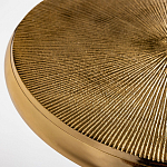 Кофейный стол из металла с круглой столешницей Table Gold Metal варинант исполнения - 5 | Loft Concept в Брянске