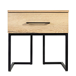 Тумба прикроватная с ящиком в стиле лофт Urban Style Space 2 варинант исполнения - 3 | Loft Concept в Брянске