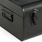 Металлический сундук Metal Chest Black варинант исполнения - 3 | Loft Concept в Брянске