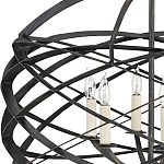 Люстра черная из эллиптических элементов Overlapping Orbits варинант исполнения - 1 | Loft Concept в Брянске