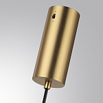 Подвесной светильник с плафоном в форме цилиндра из алебастра Cryptocrystalline Stone варинант исполнения - 4 | Loft Concept в Брянске