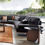 Дизайнерский журнальный стол c круглой столешницей на фигурном основании Usake варинант исполнения - 1 | Loft Concept в Брянске