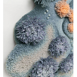 Тканый вручную Большой абстрактный гобелен Frost Forest варинант исполнения - 2 | Loft Concept в Брянске