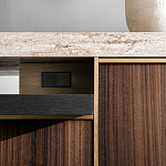 Кухонный гарнитур из массива дуба и камня Ratio Dada Engenereed варинант исполнения - 14 | Loft Concept в Брянске