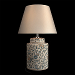 Настольная лампа цилиндрическая с цветочной росписью Lamp Flower Painting варинант исполнения - 3 | Loft Concept в Брянске