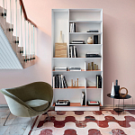 Дизайнерский стеллаж с вертикальными и горизонтальными полками Gio Ponti D.357.1 D.357.2 Rack варинант исполнения - 5 | Loft Concept в Брянске